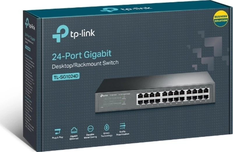 Tp-Link 24-Port Gigabit Desktop/Rackmount Switch (Tl-Sg1024D) V7