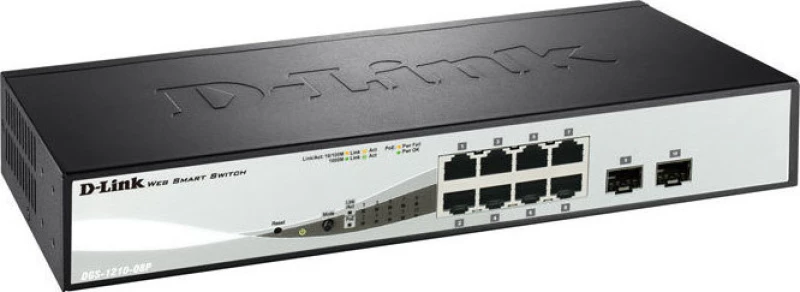 Dlink Dgs-1210-08P Desktop Poe Smart Switch