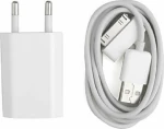 30pin Cable & Wall Adapter Λευκό