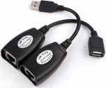 Powertech Converter Cat 5/5A/6 Σε Usb, Μαύρο