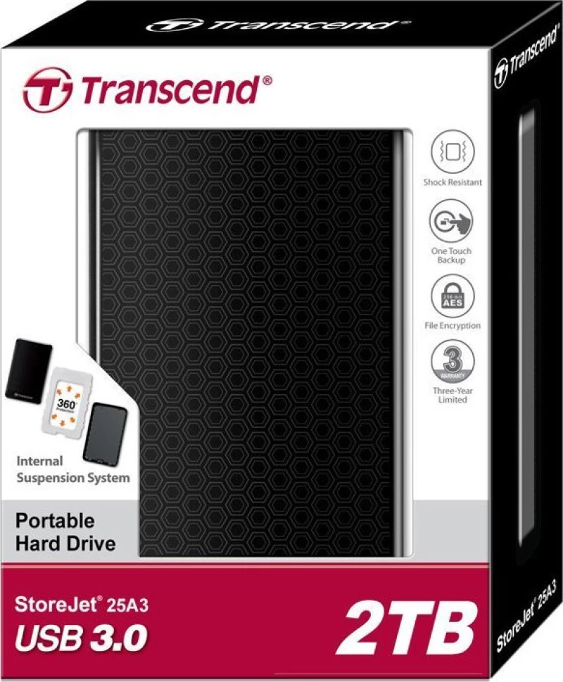 Transcend StoreJet 25A3 2TB