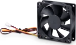 Case Fan Akyga AW-8B-BK 80mm 3-pin Μαύρο