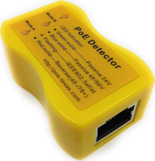 POE Detector For any PoE injector or PoE switch - 802.3af/at/bt or passive
