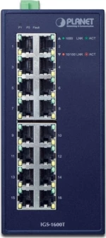 Planet Igs-1600T Industrial 16-Port 10/100/1000T Ethernet Switch