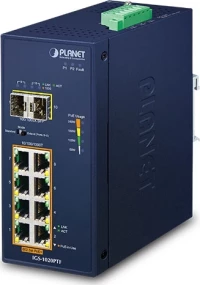 Network Switch Planet Industrial 8-Port Ge 802.3At Poe + 2 100/1000X Sfp