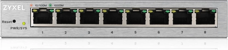 Zyxel GS1200-8 Διαχειρίσιμος Gigabit Ethernet (10/100/1000) Άργυρος