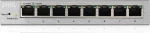 Zyxel GS1200-8 Διαχειρίσιμος Gigabit Ethernet (10/100/1000) Άργυρος