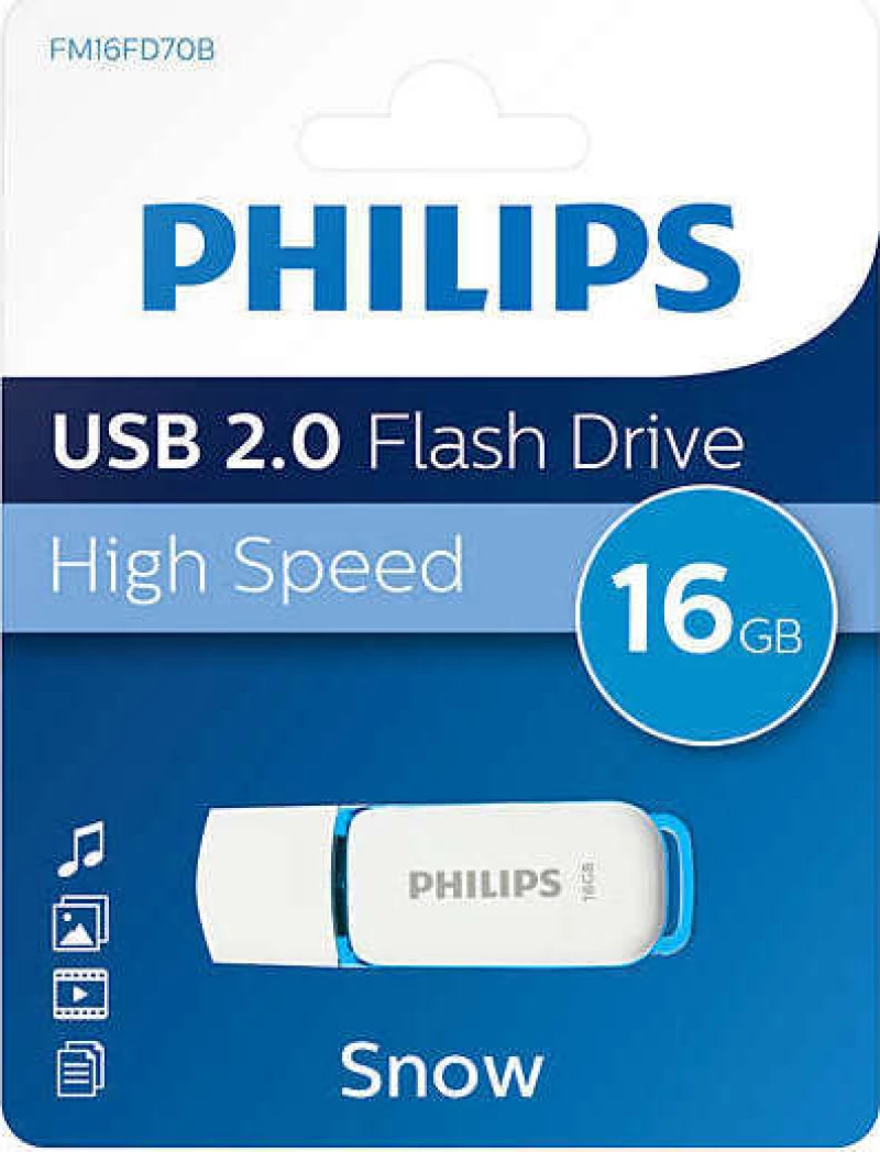 Philips Snow 16GB USB 2.0 Cyan