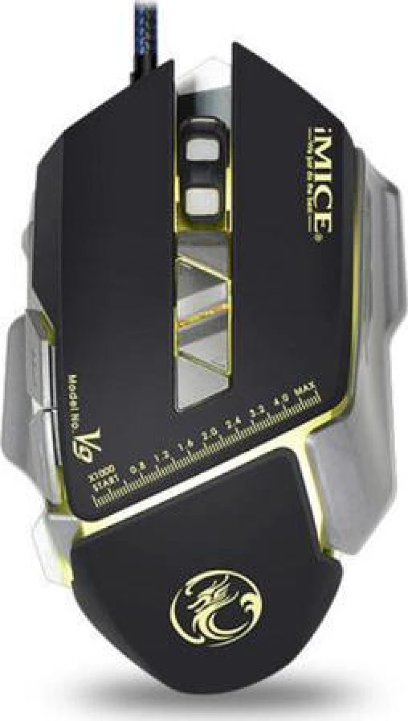iMice V9 RGB Gaming Ποντίκι Μαύρο