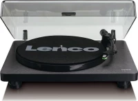 Lenco L-30 Usb Black - Belt Drive - Με Προενισχυτή