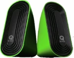 Q-Tech Spq-905 - Ηχεία Υπολογιστή Usb 2.0 4W Green