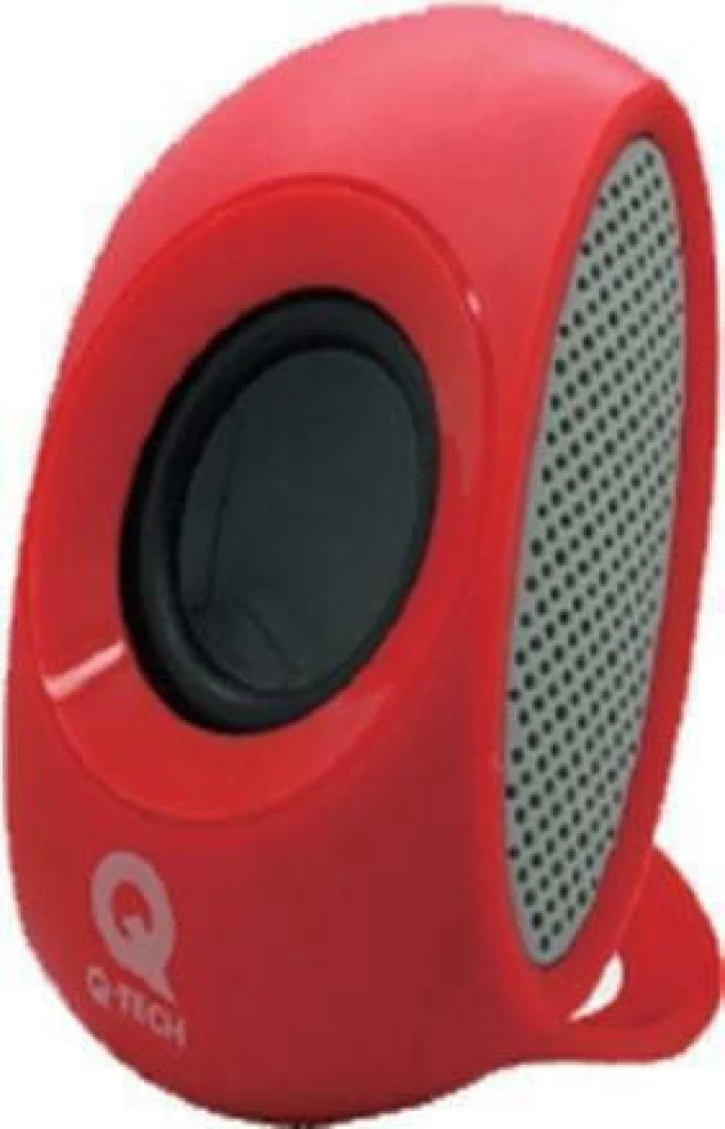 Q-Tech Spq-805 - Ηχεία Υπολογιστή Usb 2.0 4W Red