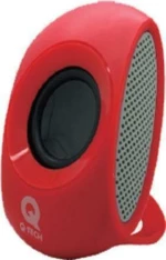 Q-Tech Spq-805 - Ηχεία Υπολογιστή Usb 2.0 4W Red
