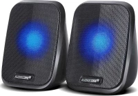 Audiocore Ac835 2.0 Stereo Speakers With Led Backlighting For Pc Laptop Smartphone