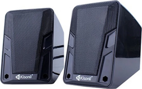 Kisonli A-505 Ηχεια 2X3W Usb Μαυρο 22159