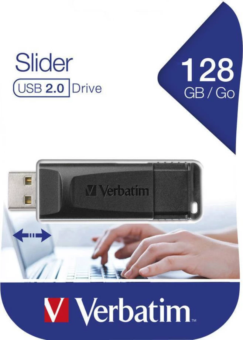 Verbatim Slider 128GB USB 2.0