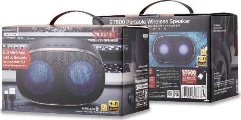 WK ST600 Ηχείο Bluetooth Black