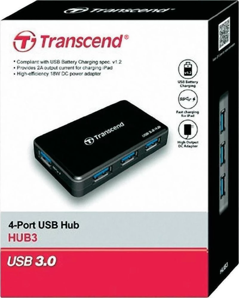 Transcend 4-Port Hub USB 3.0