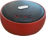 V-TAC VT-6211 Ηχείο Bluetooth 4W με 4 ώρες Λειτουργίας Red