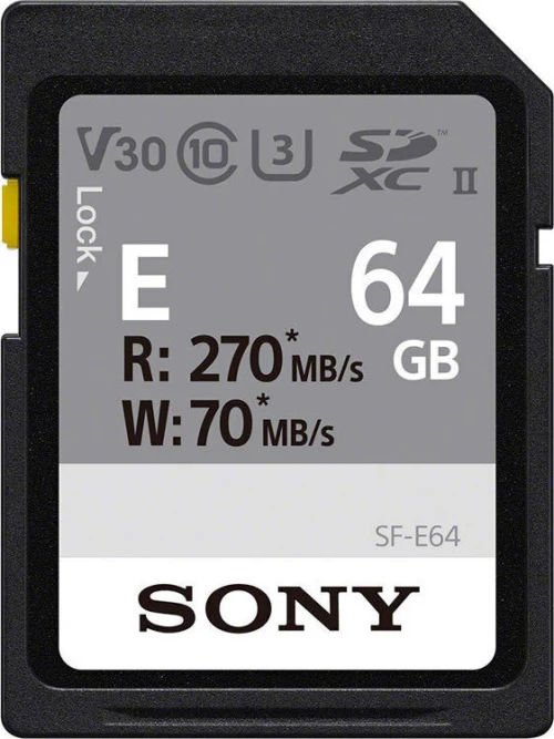 Sony SF-E64 SDXC 64GB U3 V30