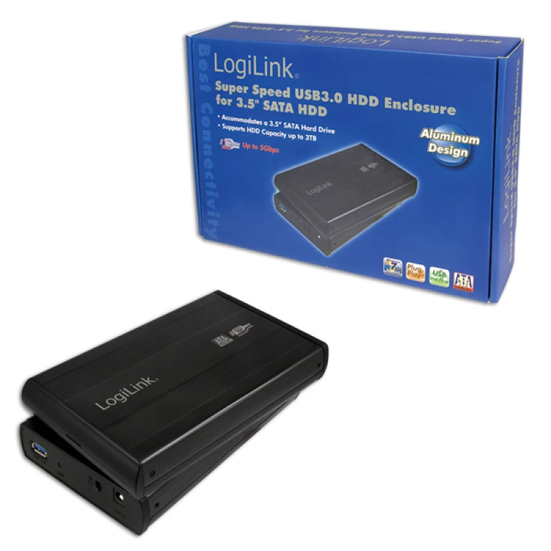 Enclosure 3,5'' Sata Usb 3.0 Logilink Ua0107