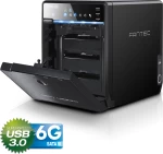 Fantec Qb-35Us3-6G Black 4X3,5 Sata Hdd Usb3.0 Esata