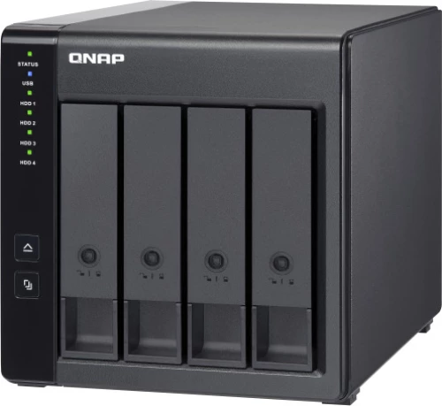 Qnap Tr-004 Συστοιχία Δίσκων Μαύρος (Μαύρο)