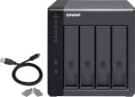 Qnap Tr-004 Συστοιχία Δίσκων Μαύρος (Μαύρο)