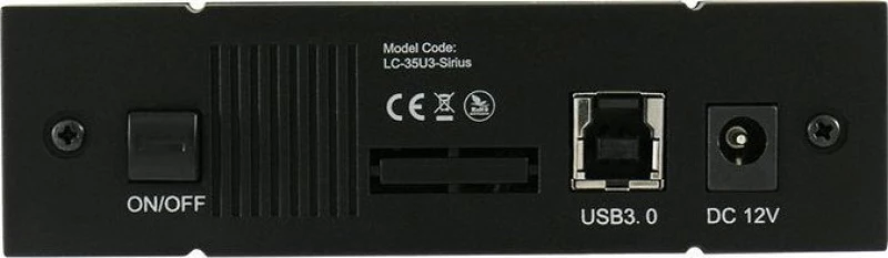 Lc Power Θήκη Σκληρού Δίσκου 3.5 Sata Usb 3.0 (Μαύρο) (Lc35U3Sirius)