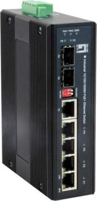 Network Switch Levelone 4X Ge Ies-0620 2Xgsfp 126W 4Xpoe