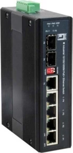 Network Switch Levelone 4X Ge Ies-0620 2Xgsfp 126W 4Xpoe