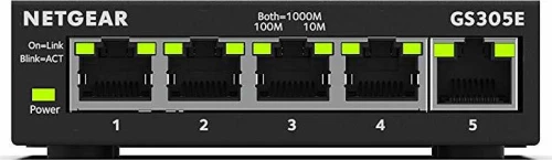 Network Switch Netgear GS305E-100PES 5x 10/100/1000Mbps