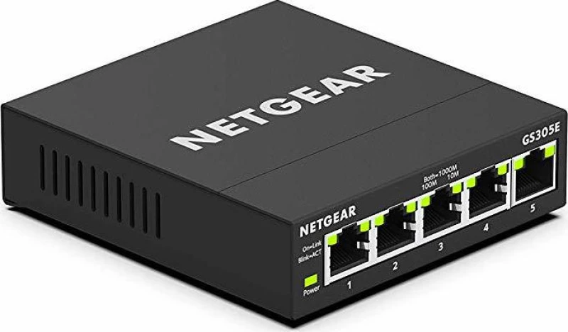 Network Switch Netgear GS305E-100PES 5x 10/100/1000Mbps