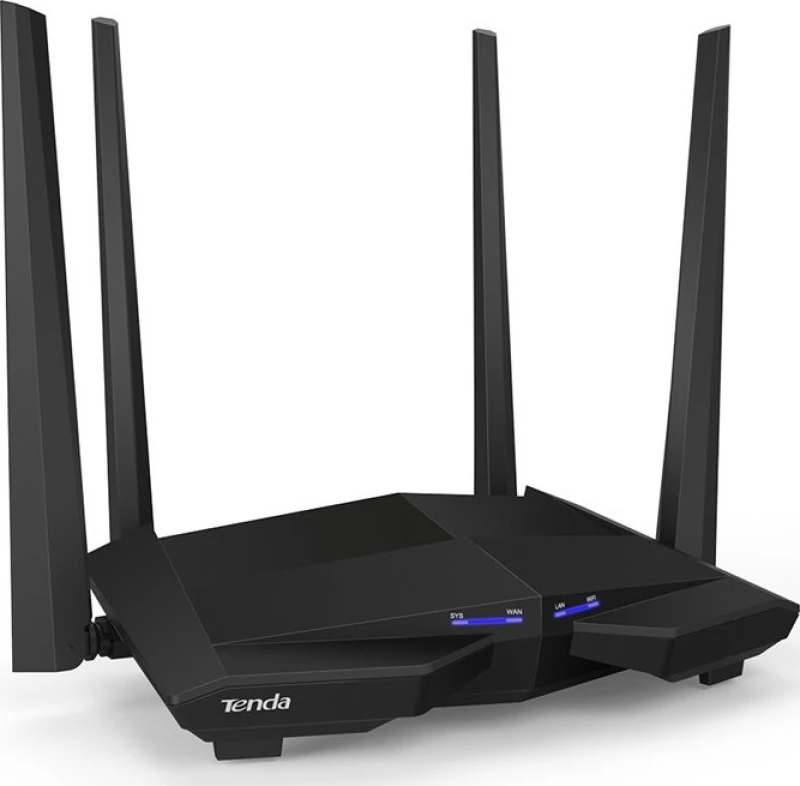 Tenda Router Ac10 Smart Dual-Band Gigabit Wifi Ac1200