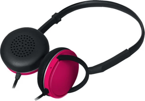 Maxell Super Slim Ακουστικά Κεφαλής MXH-HP200 με Ενσωματωμένο Μικρόφωνο Ροζ