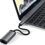 Satechi Αλουμινένιος αντάπτορας Type-C με έξοδο Gigabit Ethernet σε χρώμα Space Gray