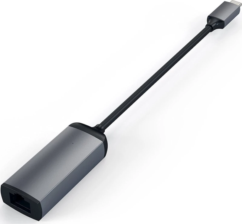 Satechi Αλουμινένιος αντάπτορας Type-C με έξοδο Gigabit Ethernet σε χρώμα Space Gray