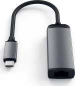 Satechi Αλουμινένιος αντάπτορας Type-C με έξοδο Gigabit Ethernet σε χρώμα Space Gray