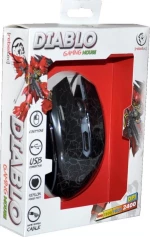 Rebeltec Diablo Gaming Ποντίκι Μαύρο
