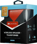 Canyon Wireless Speaker Transformer Ηχείο Bluetooth 6W με 5 ώρες Λειτουργίας Grey/Orange