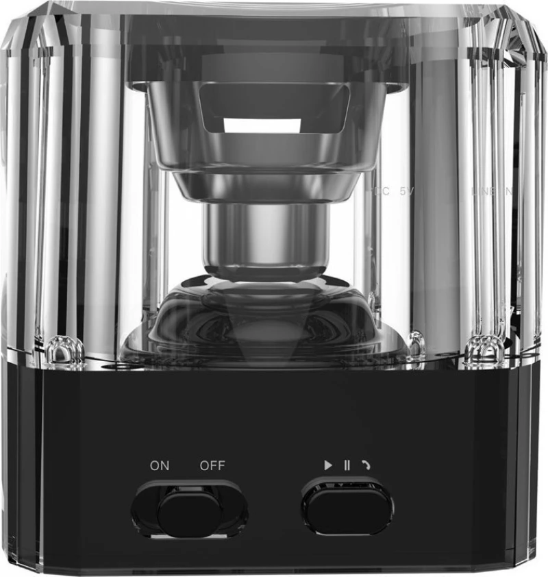 Powertech PT-404 Ηχείο Bluetooth 3W με Ραδιόφωνο Black