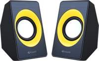 Speakers, Kisonli, A-303, 2X3W, Usb, Black - 22086