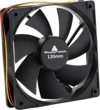 Powertech Ανεμιστήρας Pt-156, 120 X 120 X 25Mm, 3Pin & 4 Βίδες