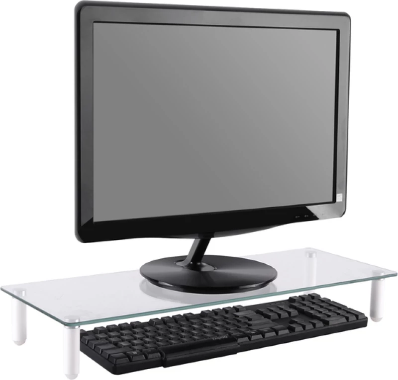 Digitus DA-90358 βάση γραφείου επίπεδης οθόνης 81,3 cm (32") Ανεξάρτητος (μη ενσωματωμένος) Διαφανής