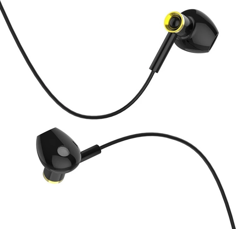 Hoco M47 Canorous Earbuds Handsfree με Βύσμα 3.5mm Μαύρο