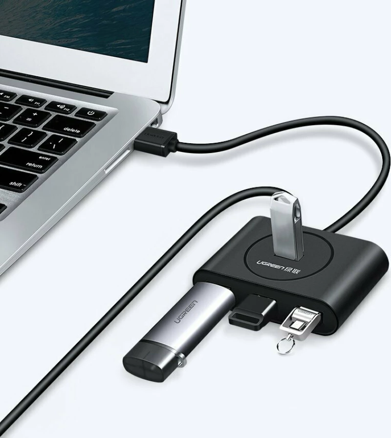 Ugreen Usb 3.2 Gen 1 Hub 4X Usb 1M - Μαύρο Cr113 20291