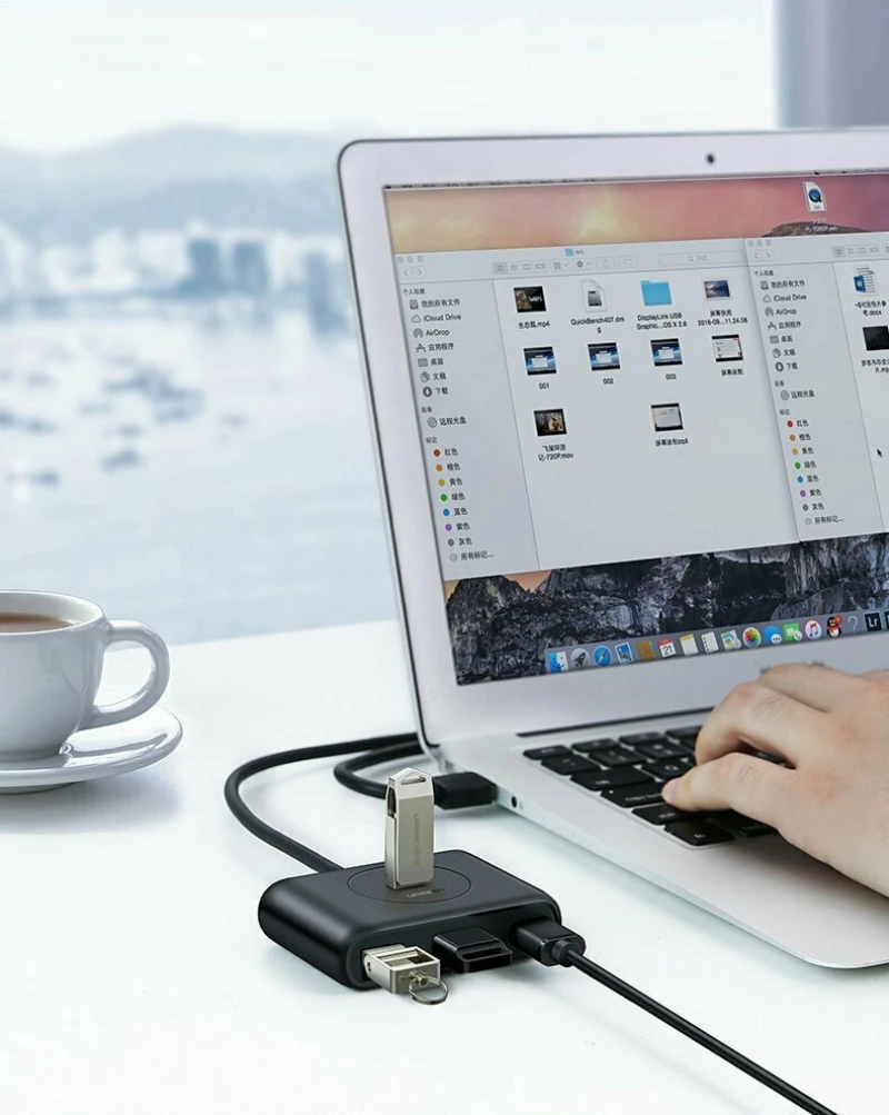 Ugreen Usb 3.2 Gen 1 Hub 4X Usb 1M - Μαύρο Cr113 20291