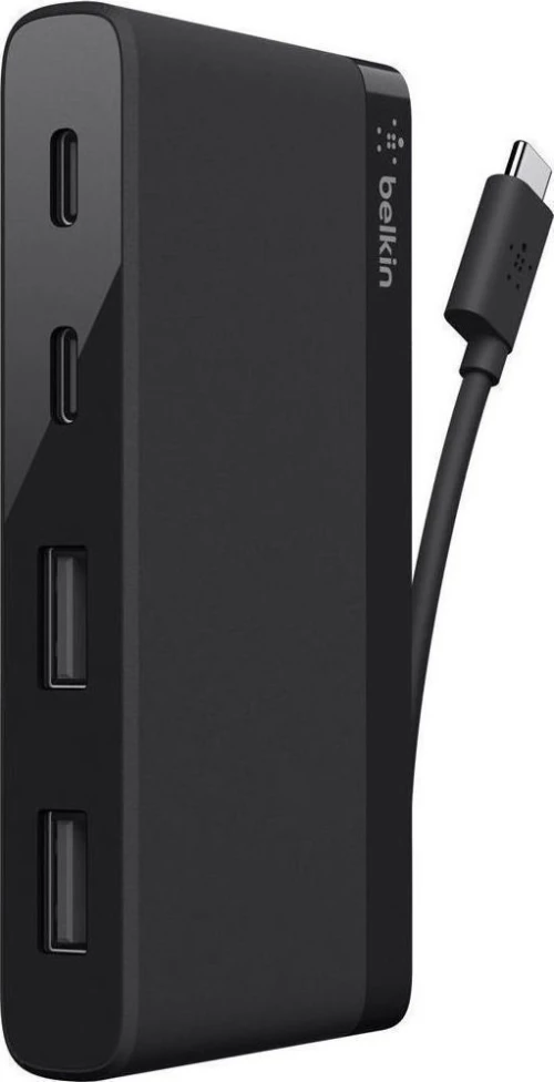 Belkin Travel Hub USB-C 4-Port black F4U090btLBK