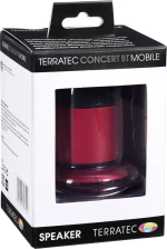 TerraTec Concert BT Mobile Ηχείο Bluetooth 2W με 10 ώρες Λειτουργίας Red