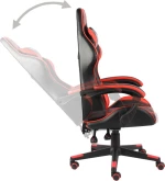 vidaXL Racing Καρέκλα Gaming Black/Red